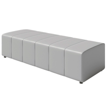 Office reception sofa training institution parent rest area barber shop waiting booth without backrest wall bench