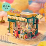 Хижина, конструктор, радужный деревянный домик, «сделай сам», подарок на день рождения, 3D