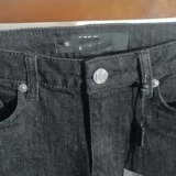 Модные эластичные джинсы с нашивками, приталенные джинсовые штаны, высокая талия