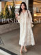 French cold style lace dress for women 2025 winter temperament new long skirt this year's popular beautiful skirt trend