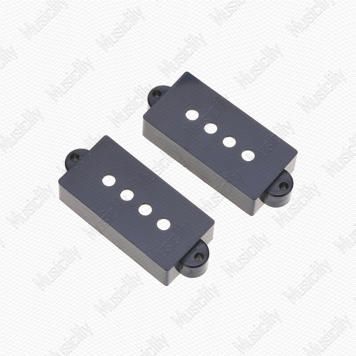Musiclily J P-Bass Pickup Plastic Housing Cover Set for Fender Squier