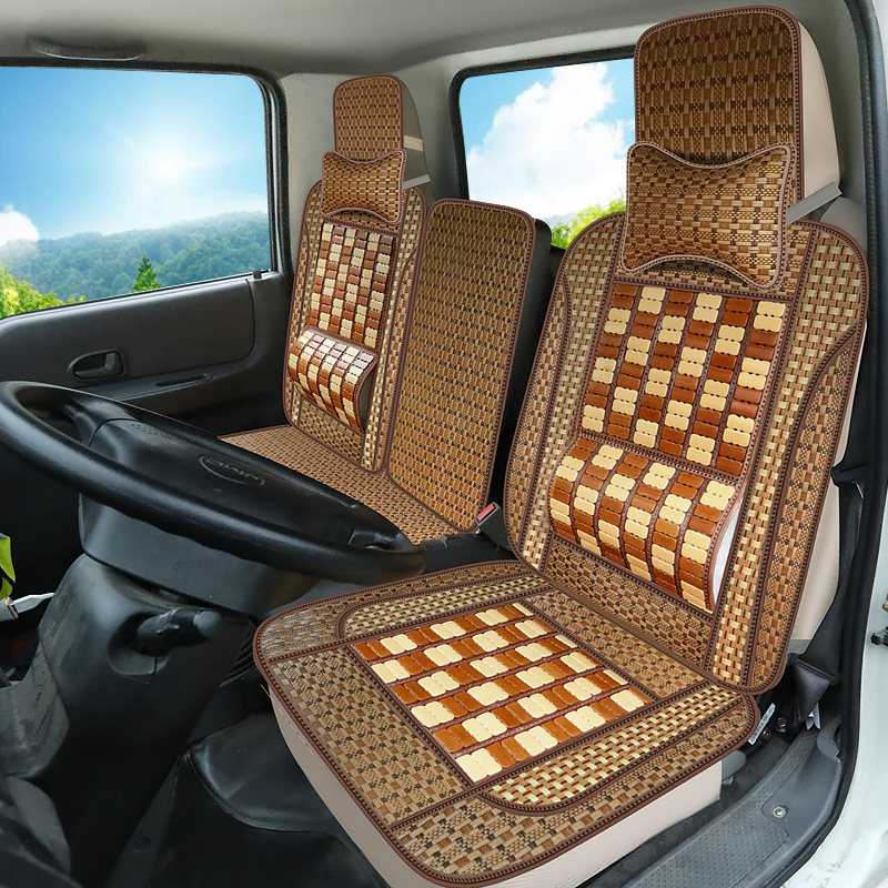 JAC truck summer bamboo piece cool seat cover shuai bell h330 jun bell v6e3 Jiangling Kaiyun mahjong seat cushion set