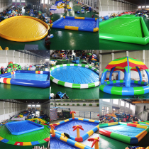 Inflatable pool fishing for fishing large outdoor children entertaining fun water park catch fish pool to touch the fish pool for pleasure