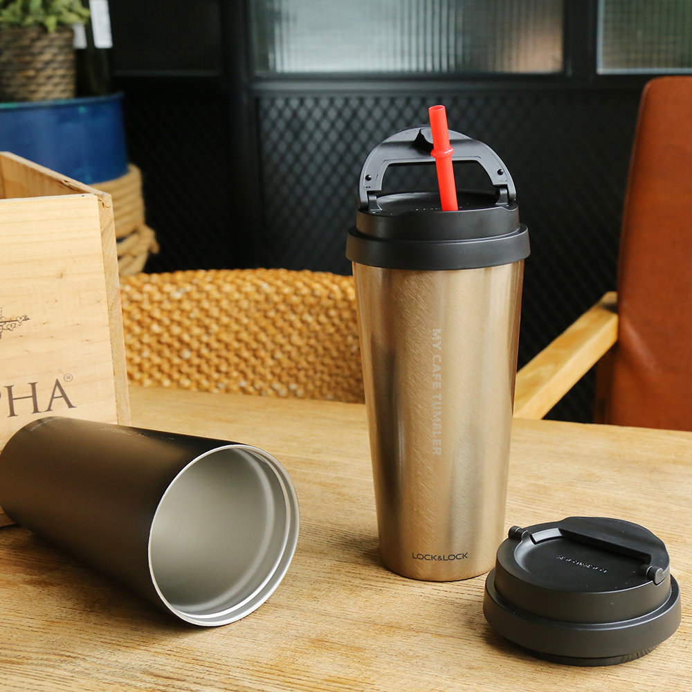 Lock＆Lock 乐扣乐扣 不锈钢保温咖啡杯 540ml  双重优惠折后￥30包邮 3色可选