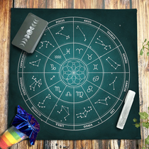 Small square cloth constellation cloth velvet cloth Tarot card tablecloth Tarot card push card cloth board game background cloth crystal cloth can be customized