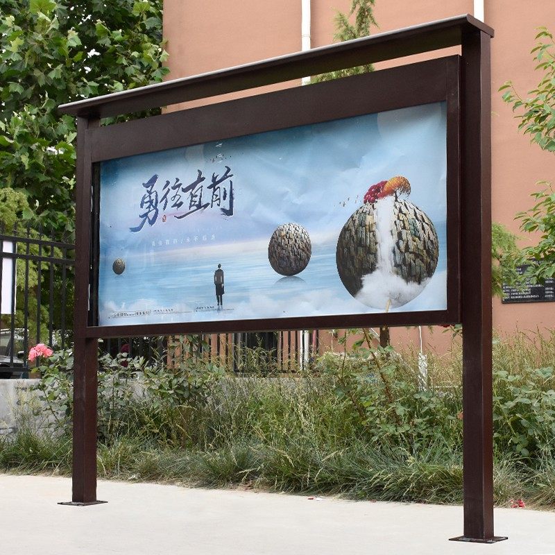 Customized outdoor billboard bulletin board window bar bulletin board display board bulletin board bulletin board notice board paste information bar