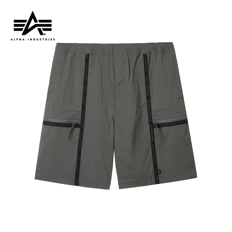 Мужские шорты Alpha Industries в новой моде, простые свободные повседневные шорты с молнией и карманом 000020O