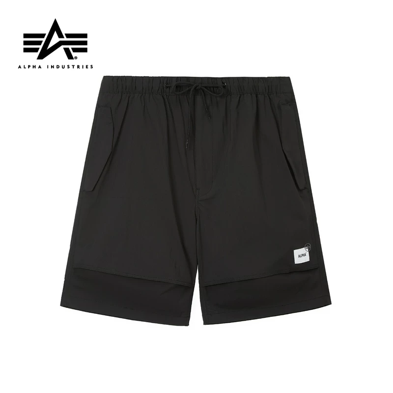 Мужские шорты Alpha Industries с эластичным поясом, крупные карманы, силуэт, 000021O
