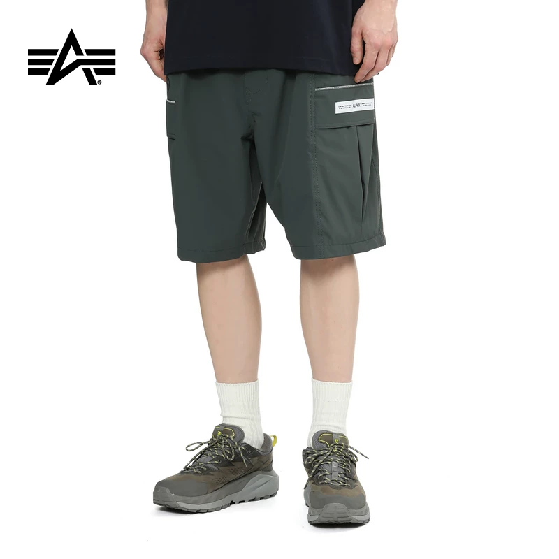 Шорты свободного кроя для мужчин Alpha Industries американская рабочая повседневная стильная свободная летняя Alpha