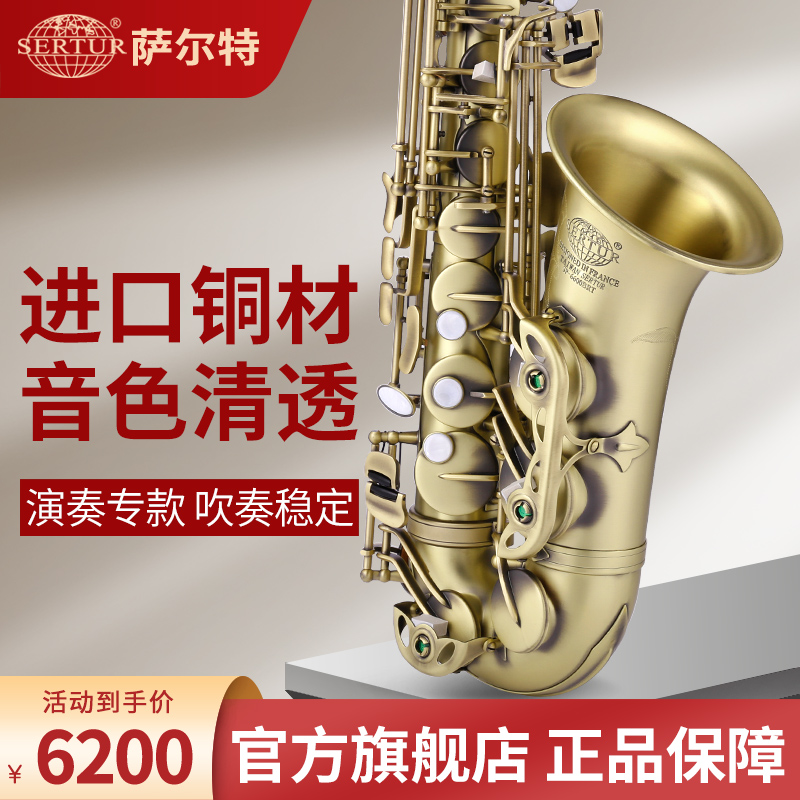 台湾Salterアルトサックスプロフェッショナルパフォーマンス初心者用EフラットSP-6600公式旗艦店