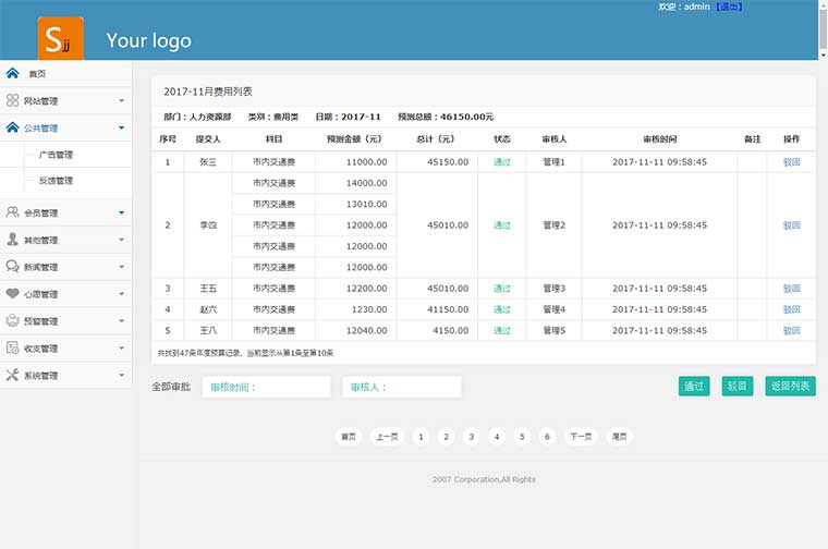 施工质量管理系统(医通卡订单管理系统)