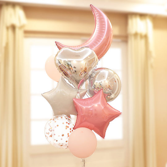 520 Valentine's Day, Mother's Day, Women's Day, 38 Love Balloons, Birthday Party Decoration and Arrangement, Float in the Air and Take Photos