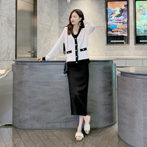 Pregnant Women summer dress long fashion gentle style super fairy style knit sling two-piece summer skirt tide