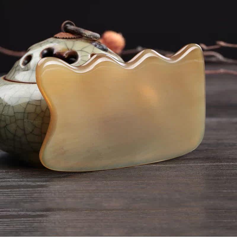 Horn scraping plate chest full body universal neck facial face massage slim face dredging meridians lymph women