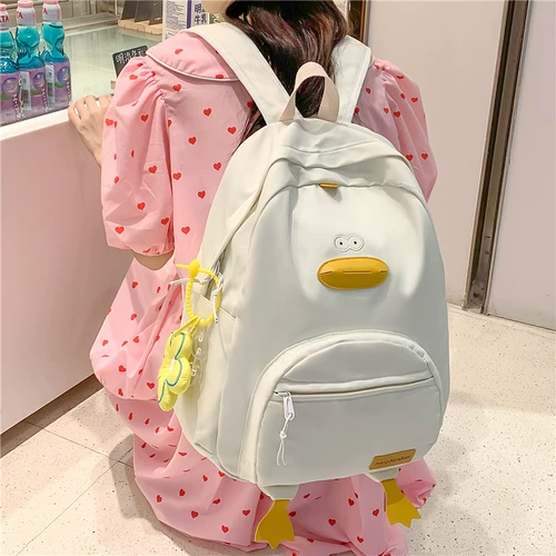Ранец, вместительная и большая сумка через плечо, универсальный свежий японский милый рюкзак, в корейском стиле, для средней школы