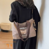 Вместительный и большой шоппер, портативная вместительная и большая сумка через плечо, сумка на одно плечо, подходит для студента