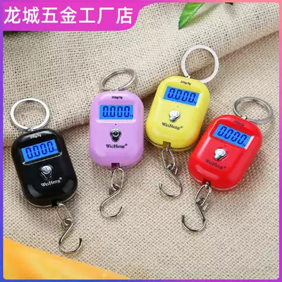 Vegetable buy electronic scale express scale luggage scale portable household spring called hand-held vegetable Hook scale Weighing