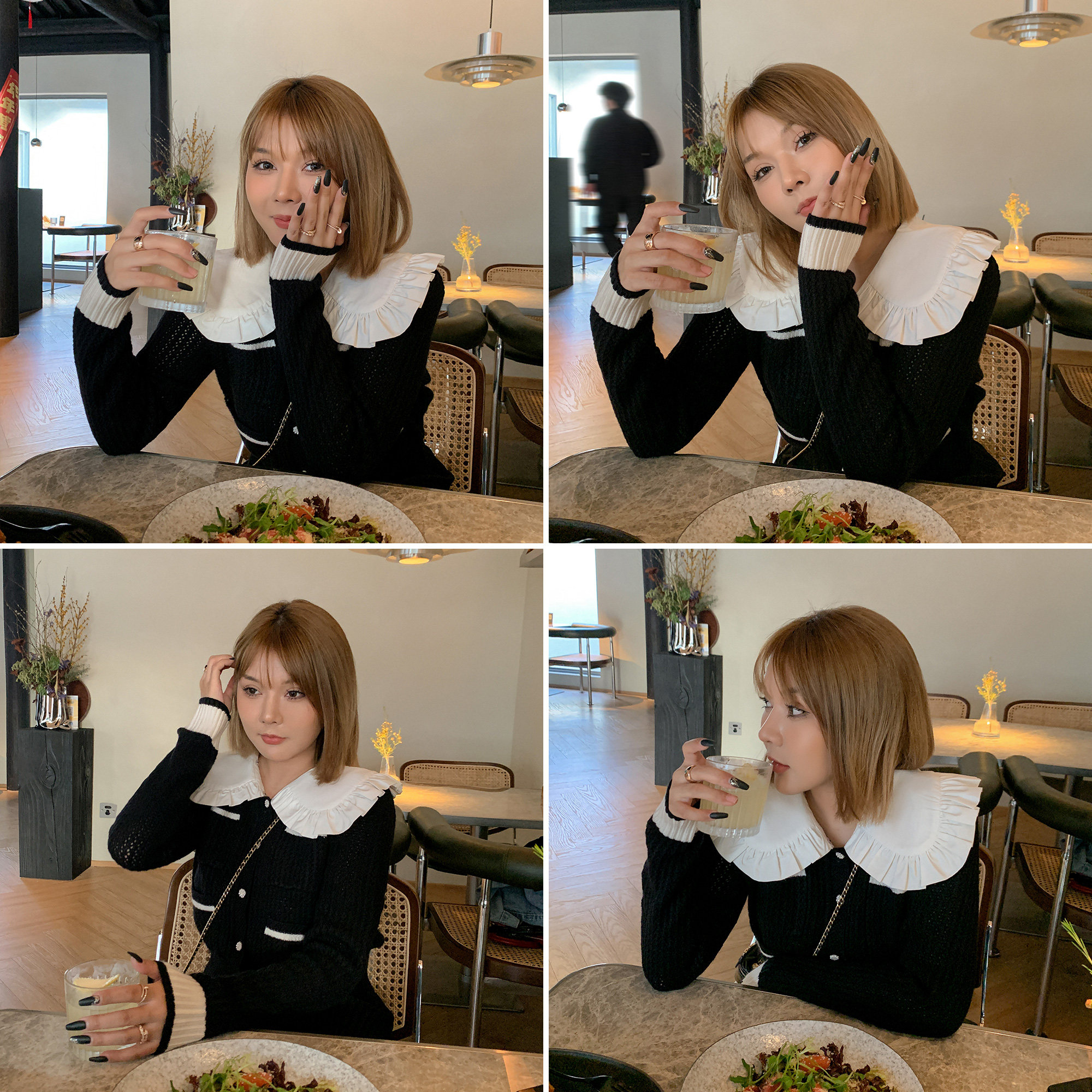 I'm your cc AForever 18 ~ detachable doll collar 2022 Spring knit cardiys women