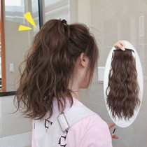 Wig female ponytail Short-style Strap Corn for long curly hair micro-curly grip Hip Hop Invisible Ponytail