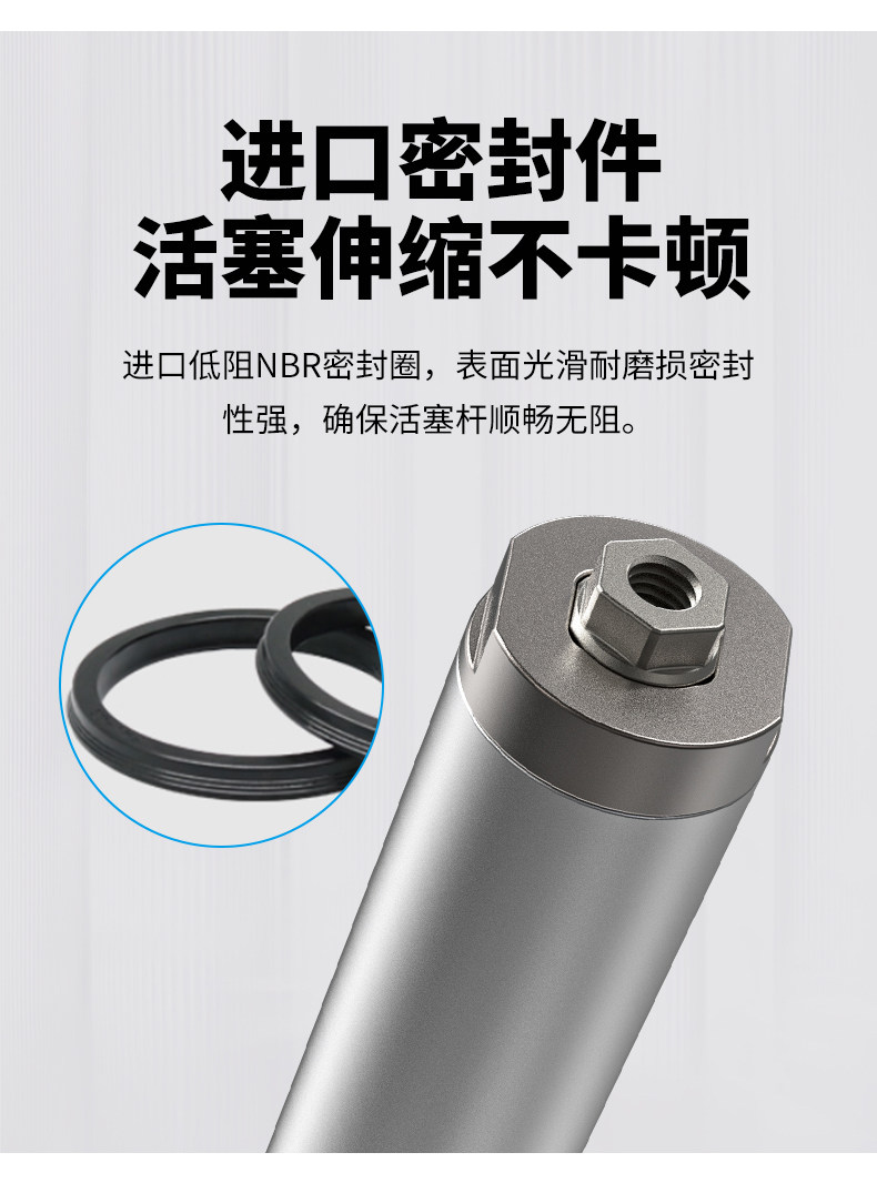 Цилиндр 机械手抱具管型气缸nsg-2020气动注塑机配件带缓冲防旋转伸缩夹具 Mvs