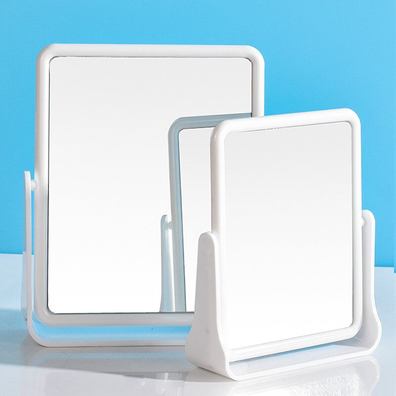 Dressing table mirror can be flipped dormitory student table mirror desk placed vertical makeup mirror bedroom princess mirror