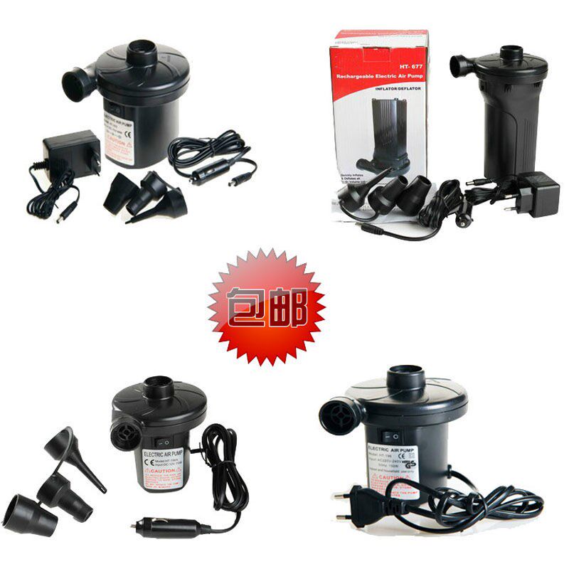 Electric 220v car 12V dual-purpose air pump home car home air pump rubber boat pool swimming pool swimming ring