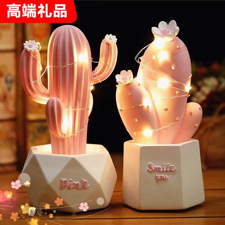 Pineapple room decoration star night light holiday gift cactus birthday gift female ornaments to send classmates gifts