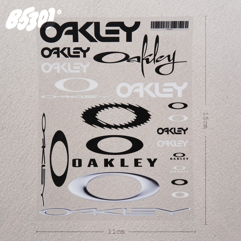 Oakley Glasses Logo DIY Electric Scooter Notebook Pad Water Bottle Travel Luggage Helmet Transfer Stickers