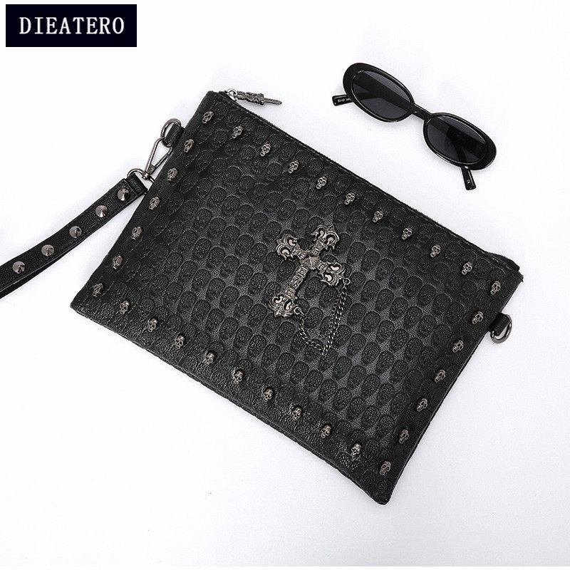 Men's handbag new ultra-thin envelope bag business casual youth clutch male social guy tide brand folder bag