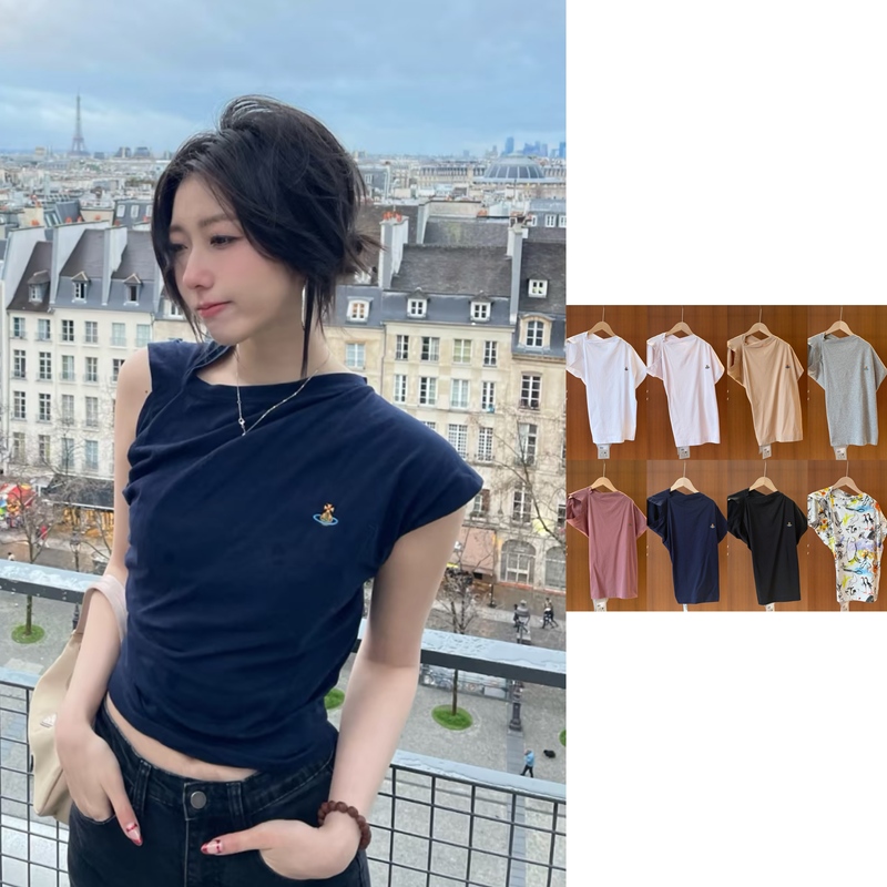 Vivienne Westwood 26 Spring/Summer Asymmetrical Goddess T-Shirt Domestic In-Stock Westwood Saturn