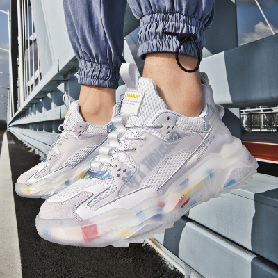 爆款老爹鞋春夏季潮流爆米花底男鞋