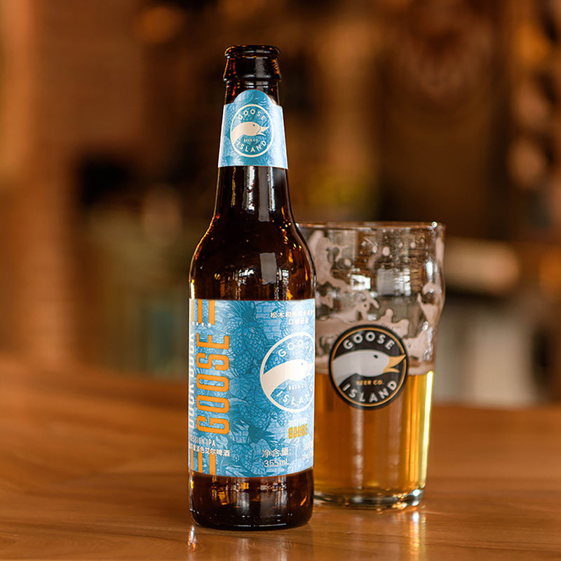 临期 百威英博 Goose Island 鹅岛 嘎嘎鹅轻盈印度淡色艾尔精酿啤酒 355ml*6瓶 天猫优惠券折后￥39.9包邮（￥89.9-50）