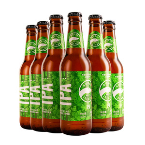 39.9元包邮  百威英博 鹅岛IPA印度淡色艾尔精酿啤酒355mL*6瓶