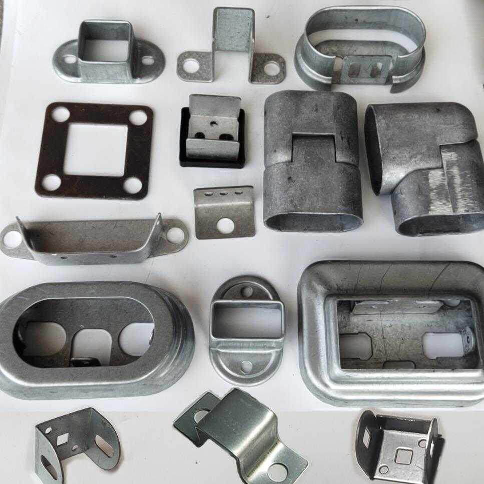 Assembly Zinc Steel Guardrails Accessories Large Full Base Bracket Iron Sheet Oval Cover Several word rack decorated cover fence free of welding