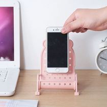 Creative mobile phone holder desktop lazy holder multifunctional rack desktop storage rack mobile phone watching TV stand