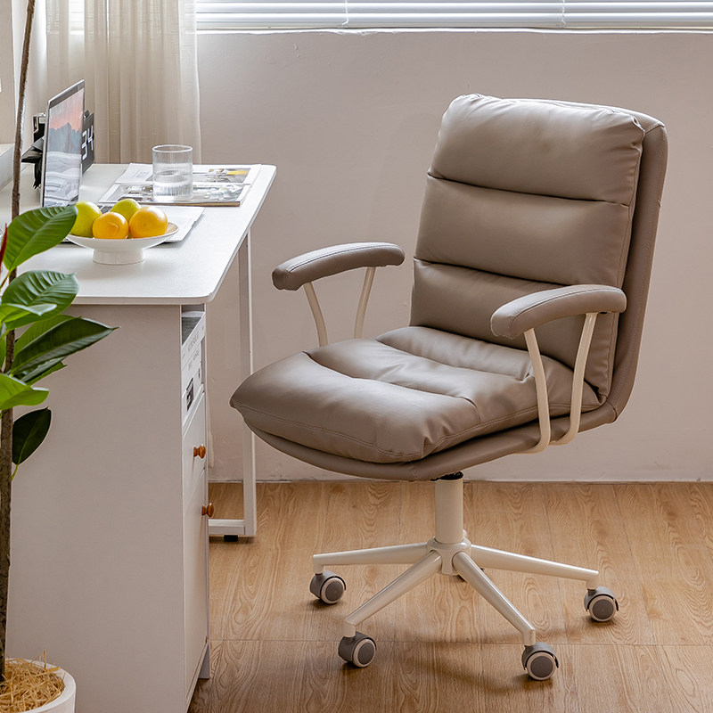 Book table and chairs Dormitory Computer Chair Home Comfort Light Lavish Chair Casual Office Chair For Long Sitting Bedroom Make-up Book Room Chair-Taobao