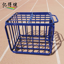 Stainless steel foldable mobile ball cart basketball cart football basketball storage basket trolley kindergarten ball rack