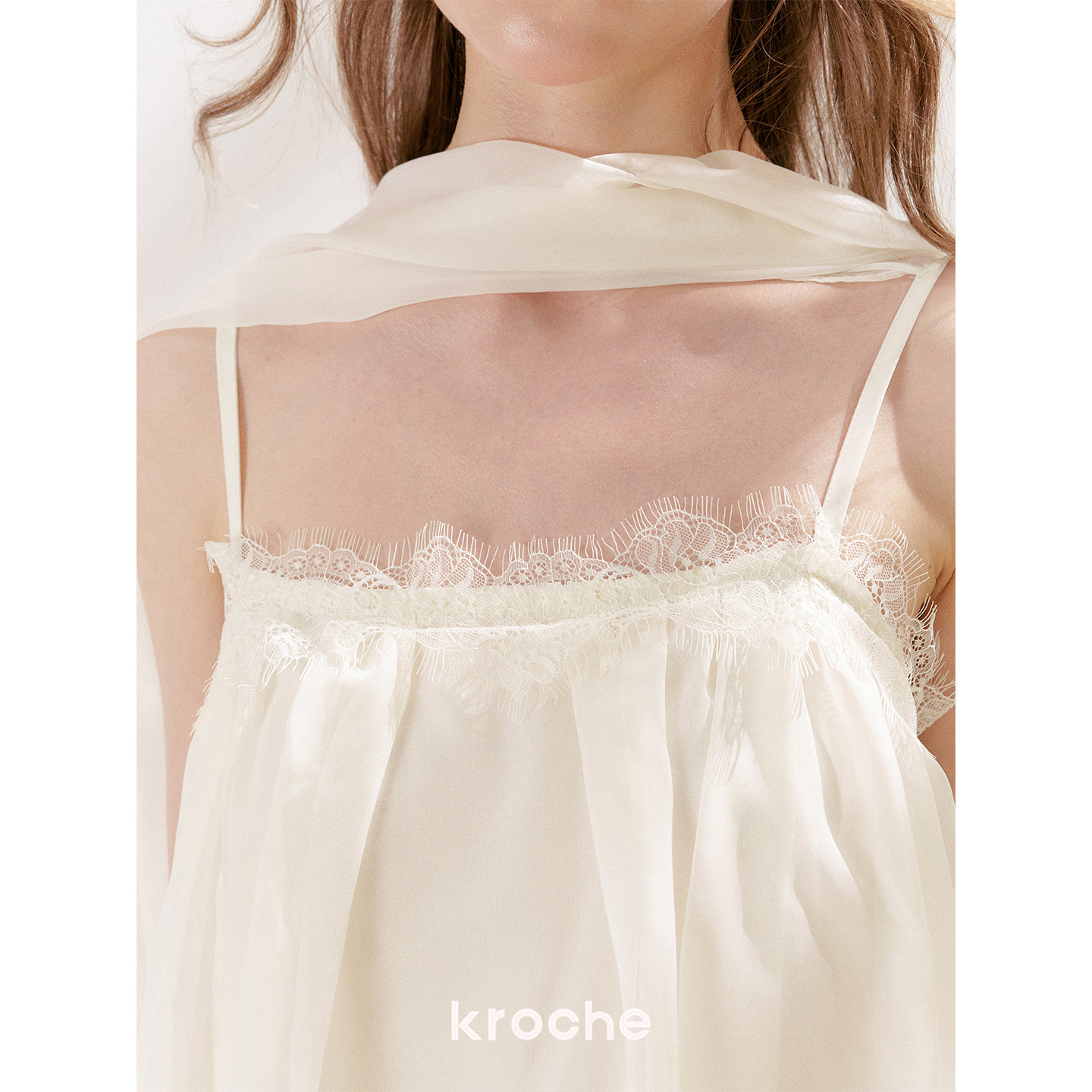 KROCHE レース ブラウス KWF9019