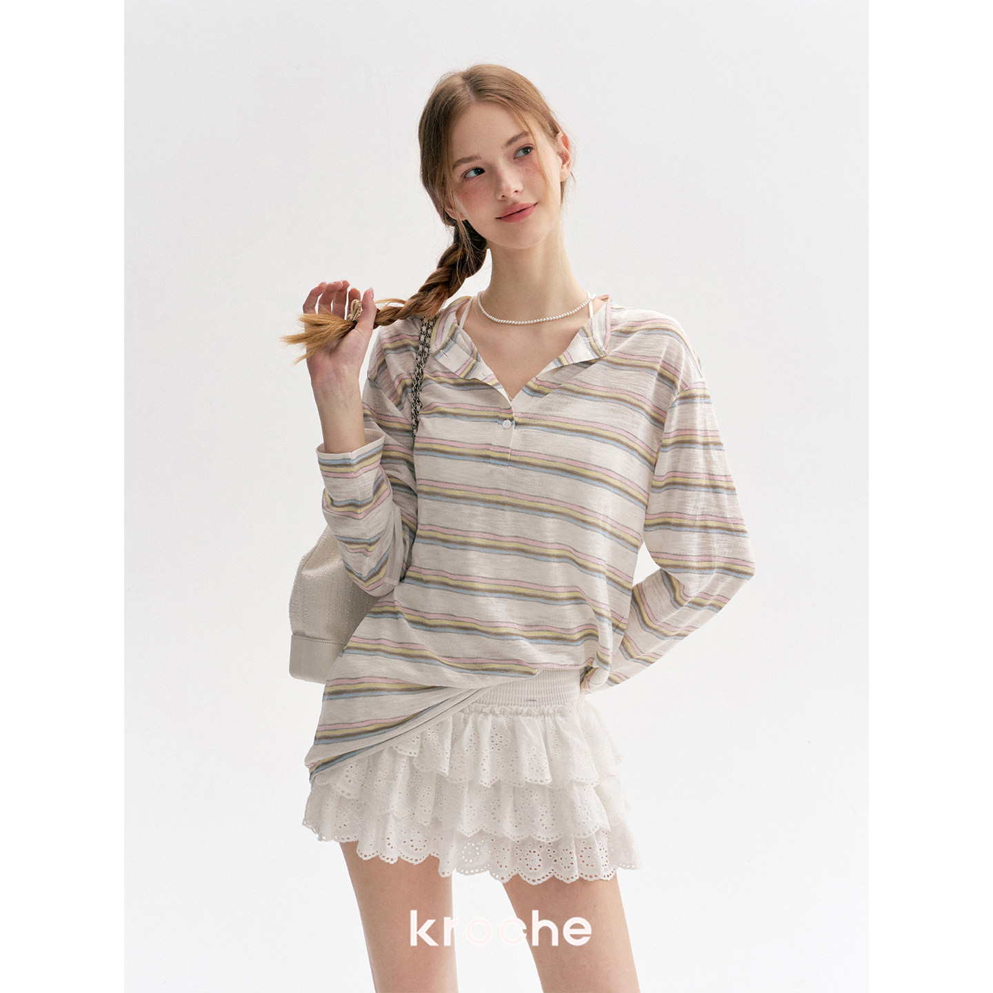 KROCHE 長袖 Tシャツ KE9028