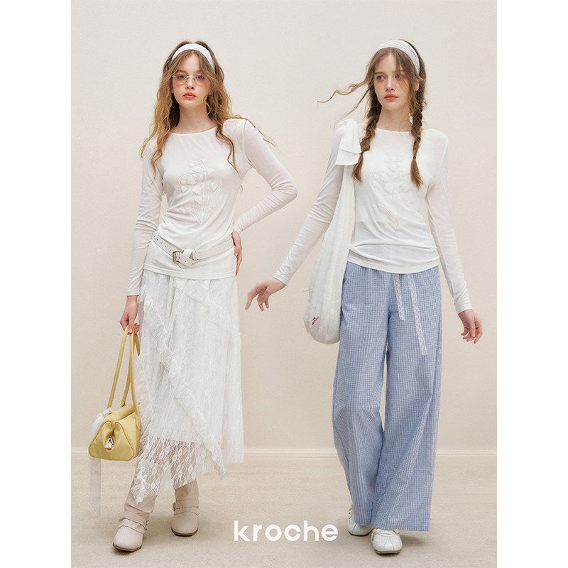 KROCHE プリント トップス KE4001