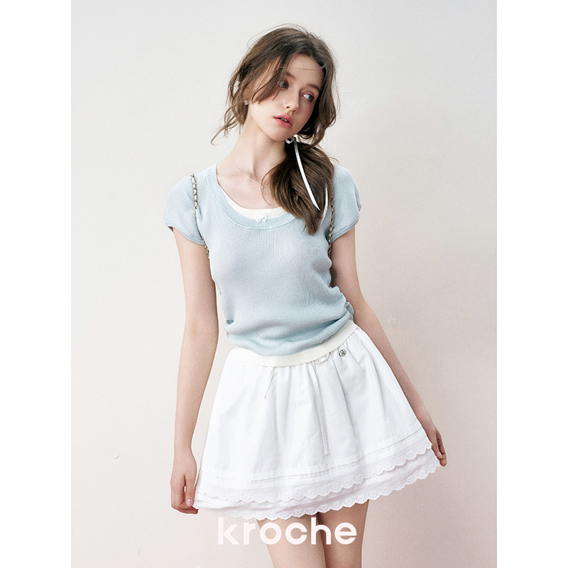 KROCHE レース スカート KB4127
