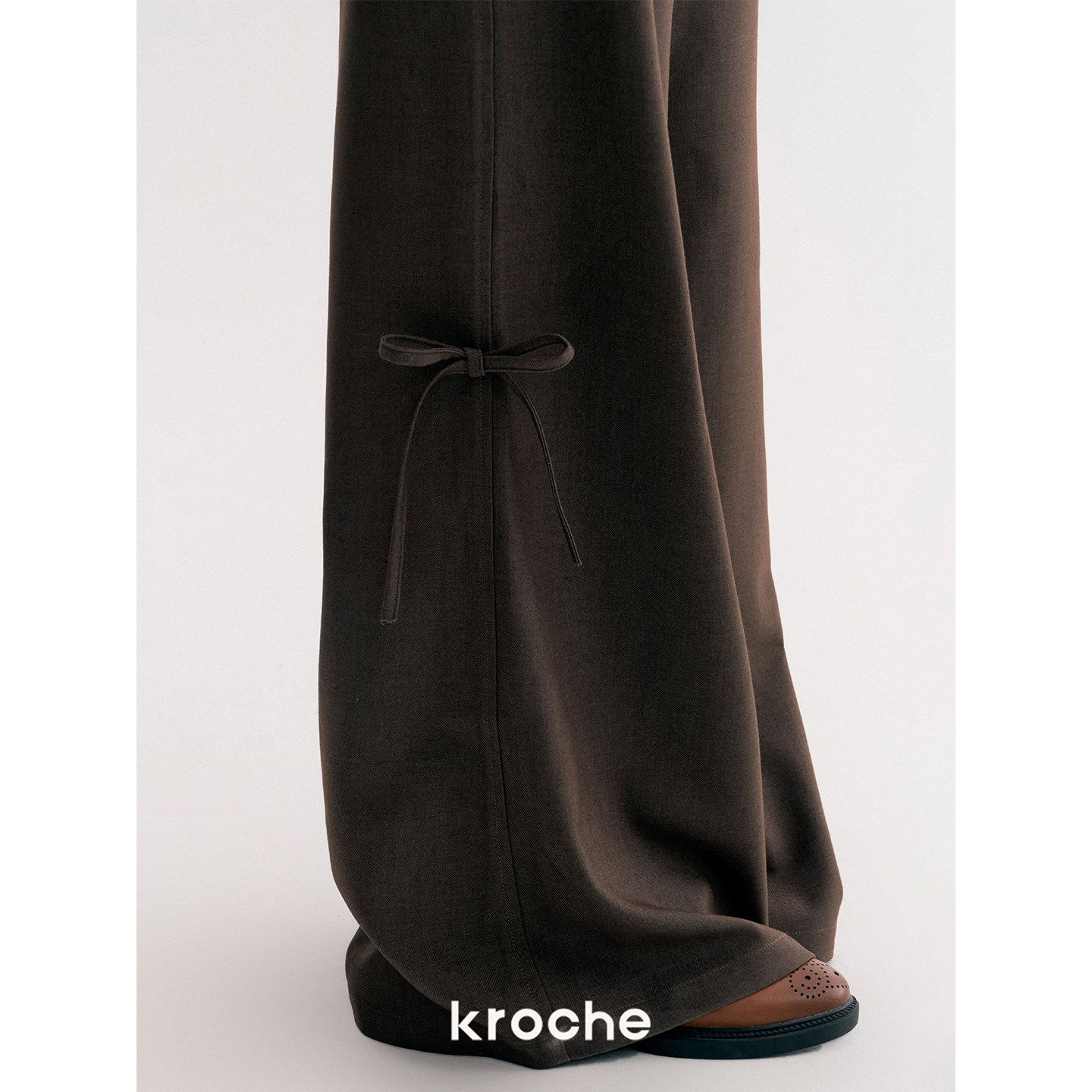 KROCHE リボン ワイド パンツ KL9014