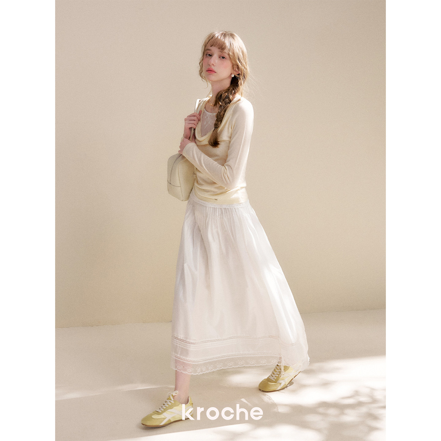KROCHE レース スカート KD4056