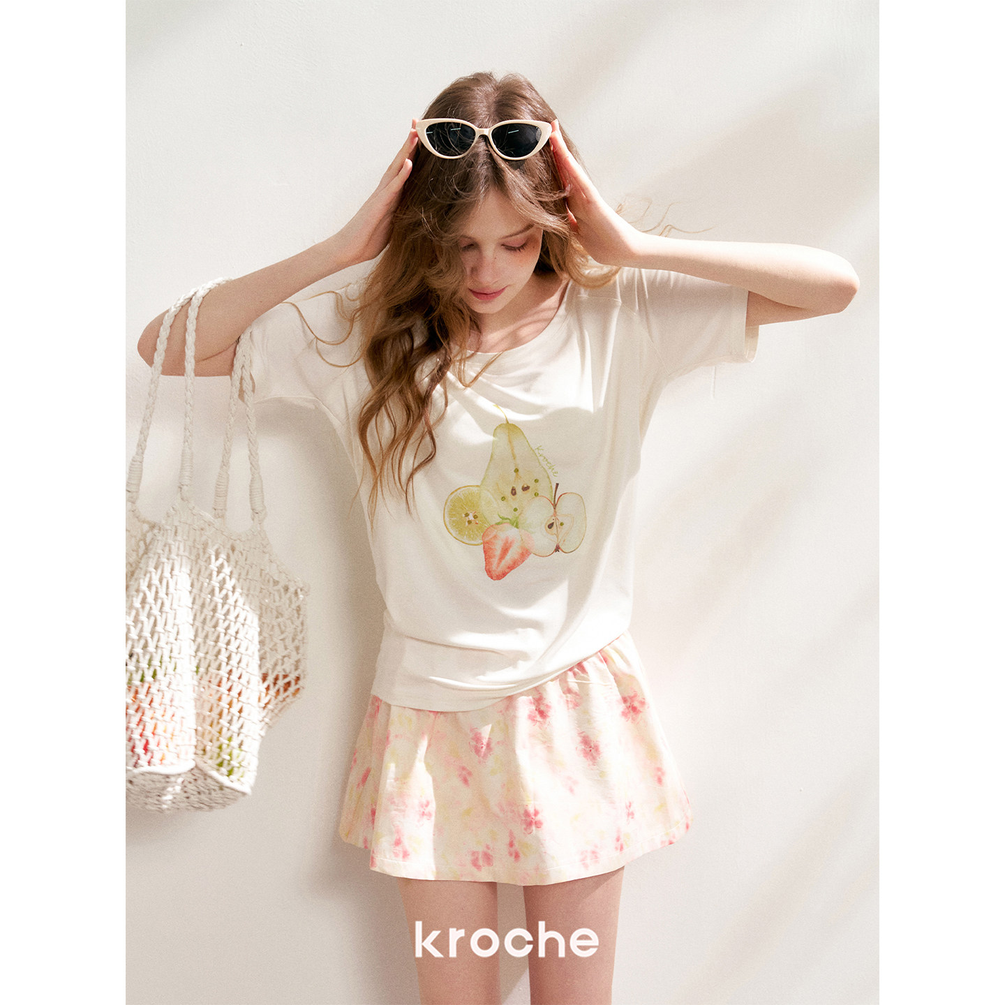 KROCHE プリント スカート KDC9010