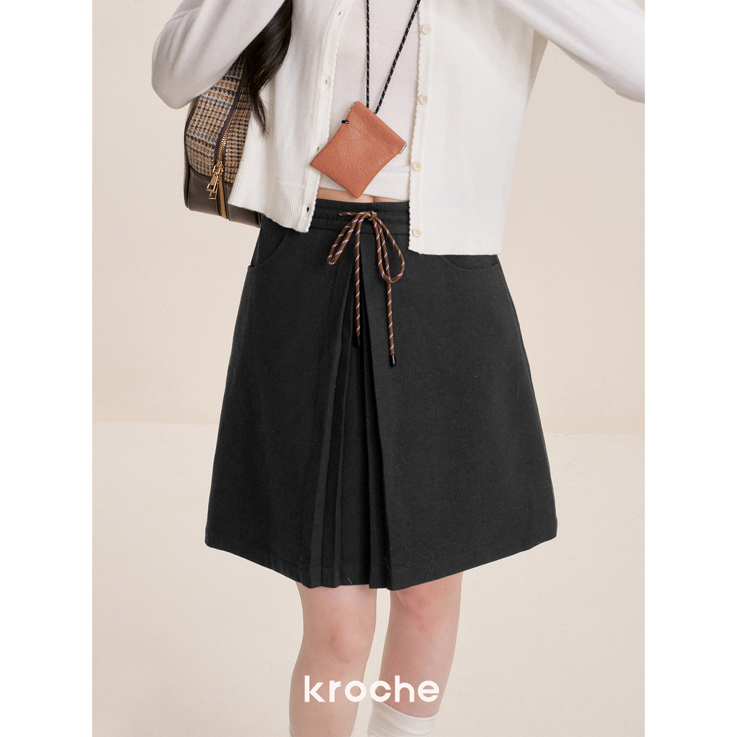 KROCHE 配色 スカート KDC9032