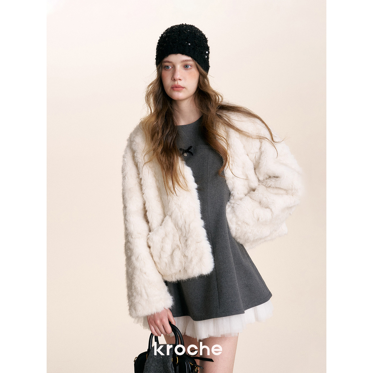 KROCHE Vネック ジャケット KKZ9007