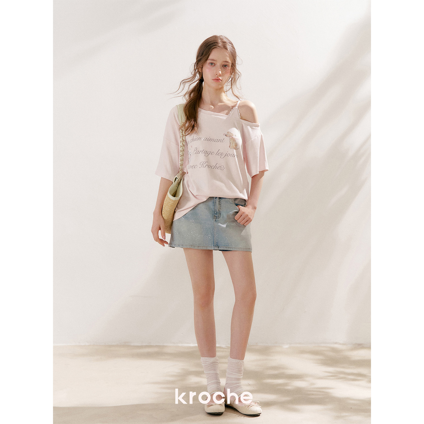 KROCHE デニム スカート KDC2068
