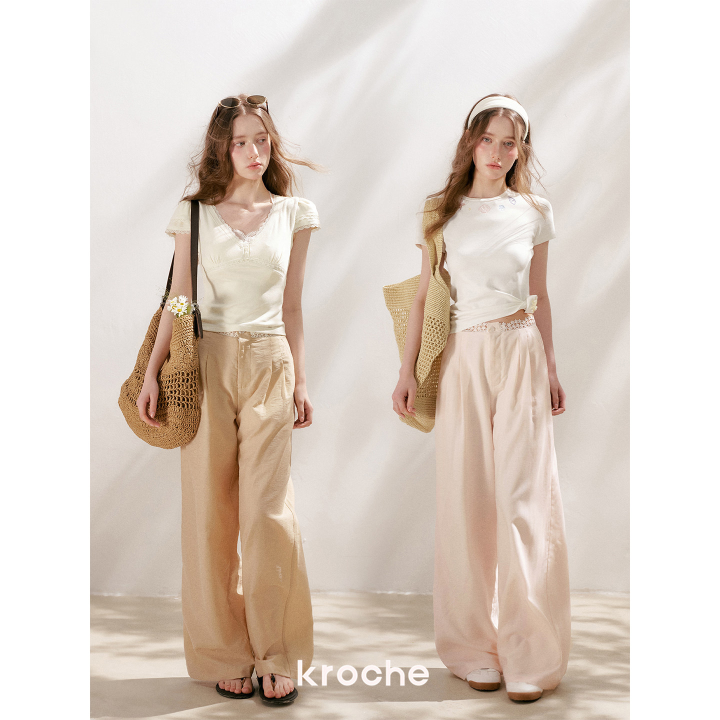 KROCHE ワイド パンツ KL9051