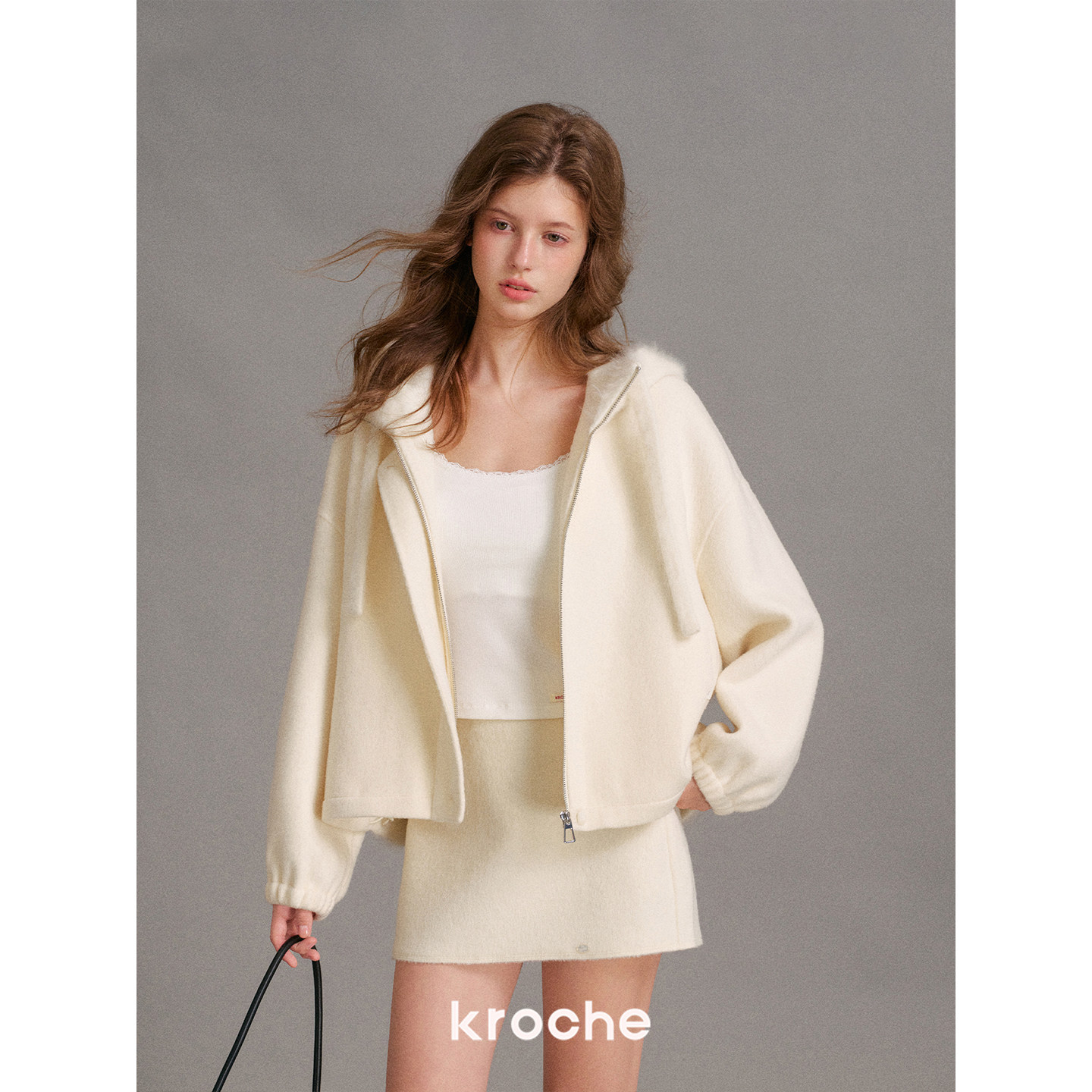 KROCHE フード付き コート KVA3013