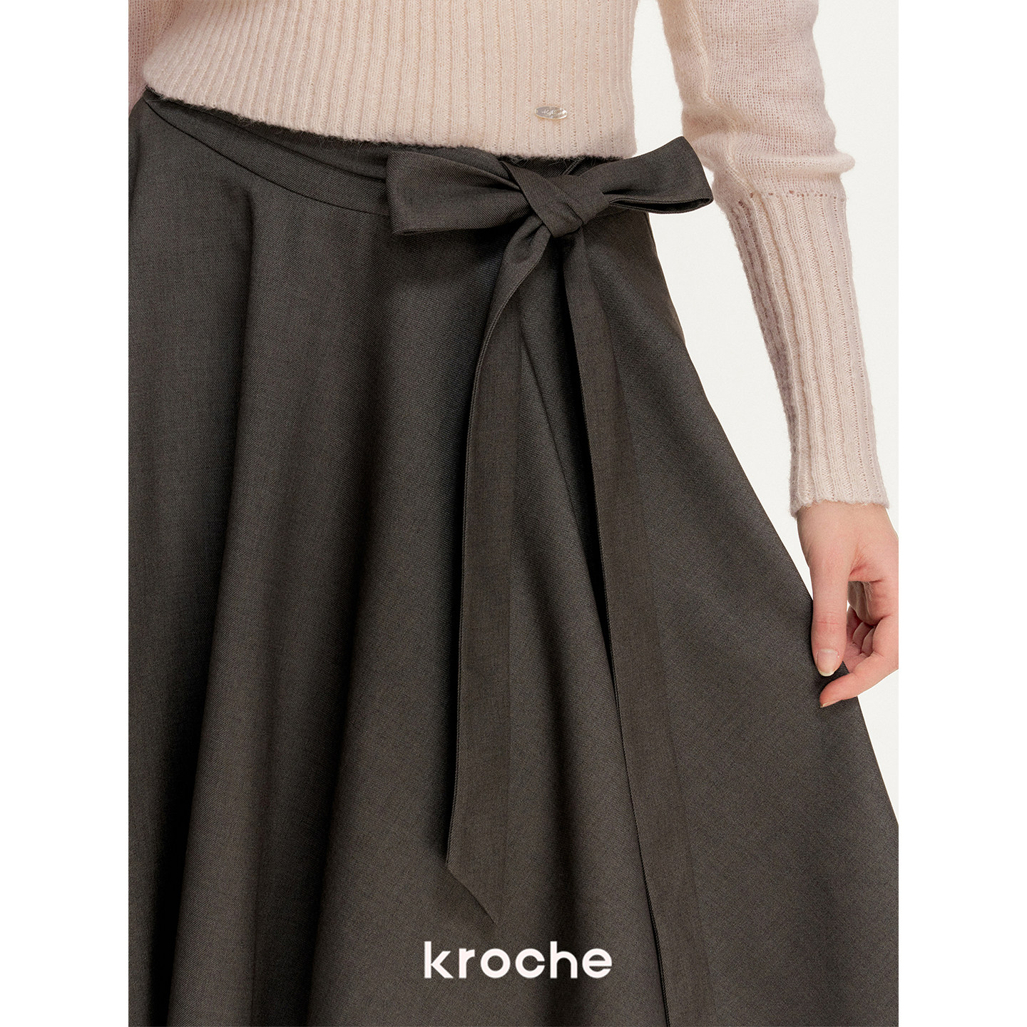 KROCHE リボン スカート KD7055